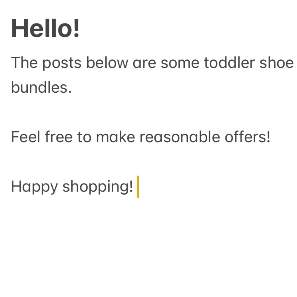 Toddler Shoe Bundle Collection